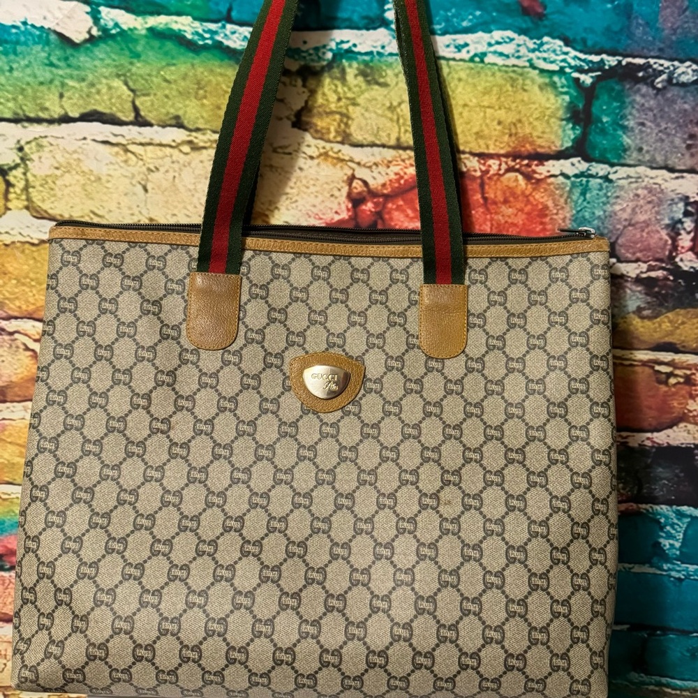 GUCCI Sheri Plus line GG Tote Bag🔥🔥